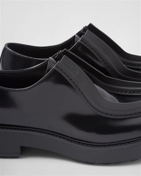 prada opaque|Prada black diapason shoes.